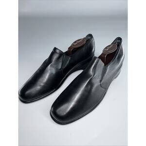 Munro Walking Wedge Womens Brown Leather Wedge Loafers Shoes Size 11